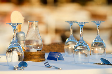 Image showing Romantic dining