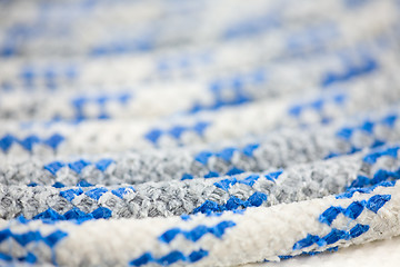 Image showing Blue And White Rope