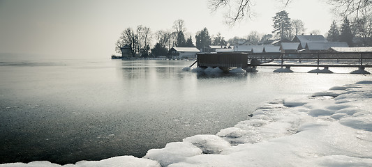 Image showing winter lake