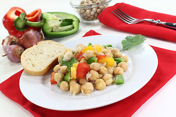 Image showing chickpea salad