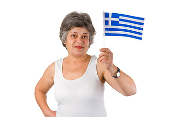 Image showing Female greek senior