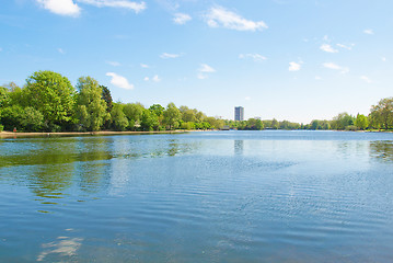 Image showing Serpentine lake, London