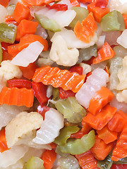 Image showing Mixed vegetables