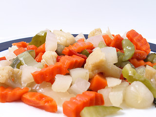 Image showing Mixed vegetables