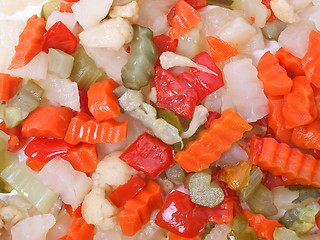 Image showing Mixed vegetables