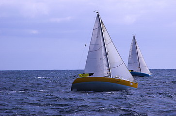 Image showing Regatta in Atlantic