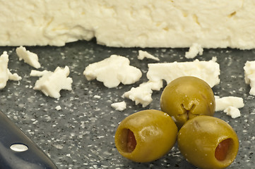 Image showing feta cheese