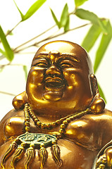 Image showing Buddha laughs