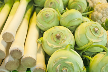 Image showing leek and cabbage turnip 