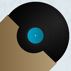 Image showing Vinyl and cover