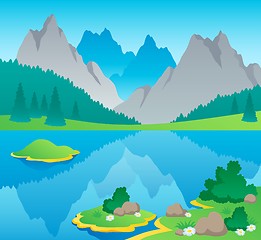 Image showing Mountain theme landscape 6