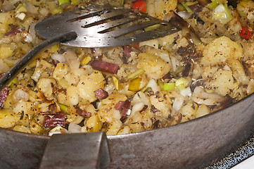 Image showing  potatoes,baked