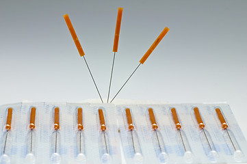 Image showing acupuncture needle one-way