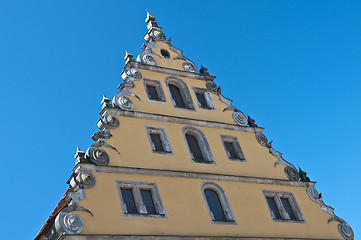 Image showing Dinkelsbuehl house facade