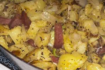 Image showing  potatoes,baked