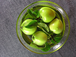 Image showing summertime fruits: apples