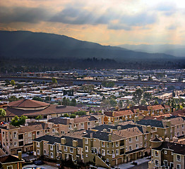 Image showing City in a valley