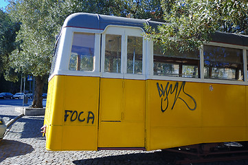 Image showing lisbon tramway