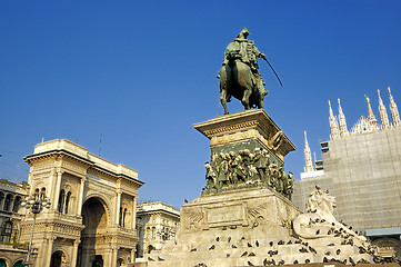 Image showing milano piazza duomo