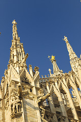 Image showing dome cathedral milano