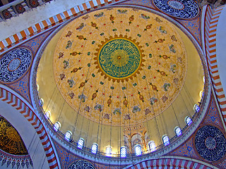 Image showing Gold dome ceiling