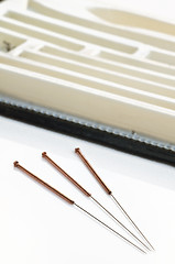 Image showing acupuncture needles