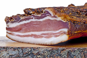 Image showing  pork belly smoked