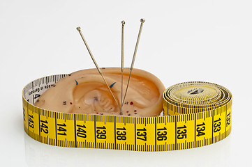 Image showing acupuncture for weight loss