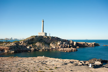 Image showing La Manga lighthouse