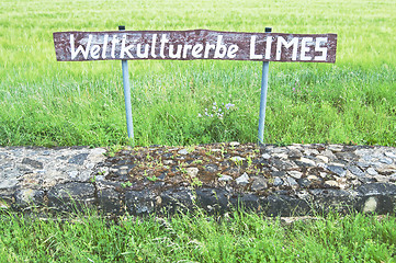 Image showing antique Limes in Germany