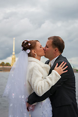 Image showing young wedding couple