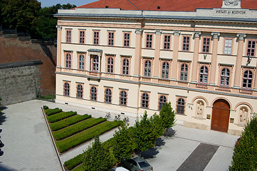 Image showing archbishop`s palace in Esztergom,Hungary