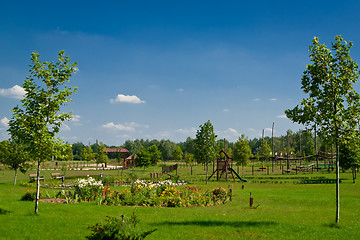 Image showing Rural Landscape Farmhouse