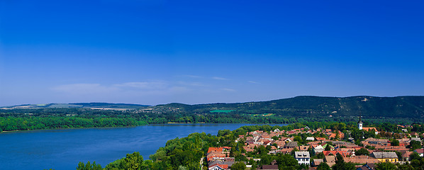 Image showing The Danube curve panorama