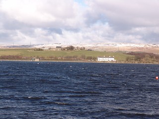 Image showing hollingworth lake in the winter