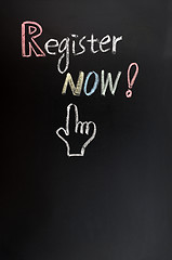Image showing Register now