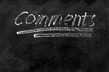 Image showing comments