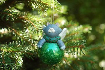 Image showing christmascat