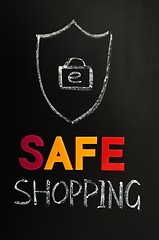 Image showing Safe shopping online