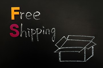 Image showing Free shipping