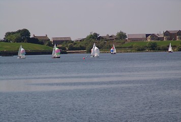 Image showing boats on hollingworth lake