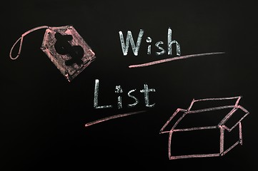 Image showing Wish list