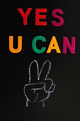 Image showing Yes You can