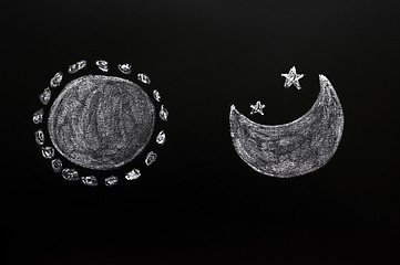 Image showing Day and night concept