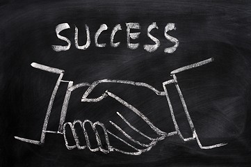 Image showing Handshaking and success