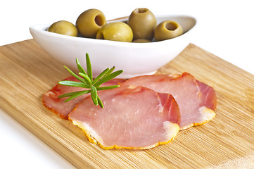 Image showing ham of Spain Lomo