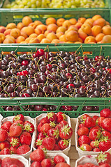 Image showing cherry and fruits