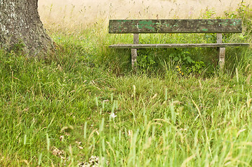 Image showing park bench