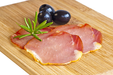 Image showing ham of Spain Lomo