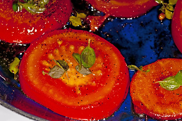 Image showing roasted tomatoes